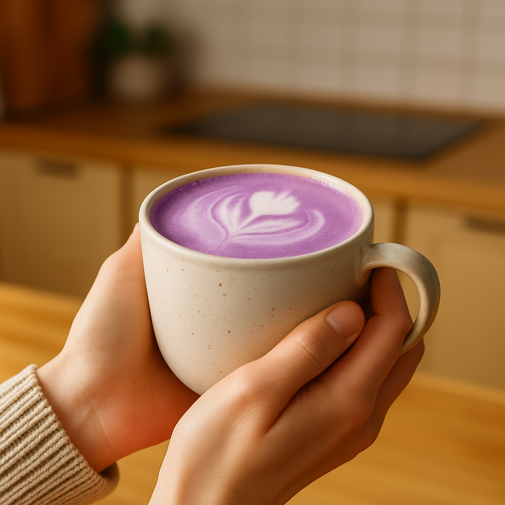 Poudre d’Ube à la Vanille de Madagascar – 80g | Nube® | Superaliment Naturel pour Lattes, Gâteaux & Desserts | Saveur Douce et Parfumée